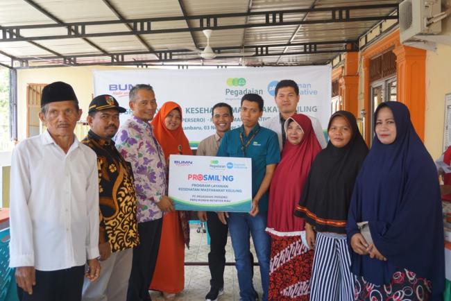 Pegadaian Persero Pekanbaru gelar Prosmiling di Sialang Munggu